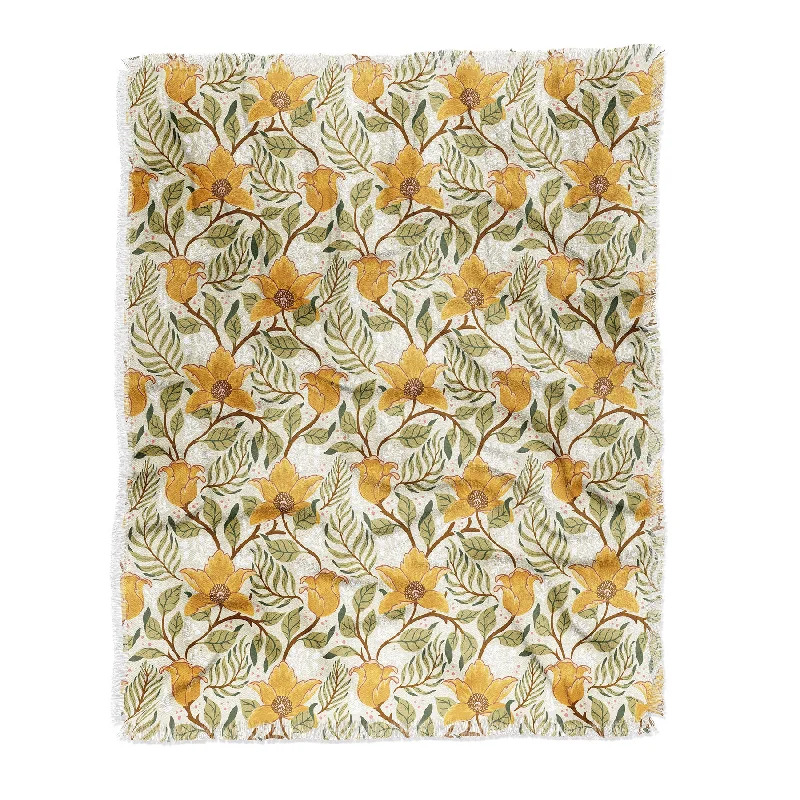 Avenie Spring Garden Collection Ii Throw Blanket