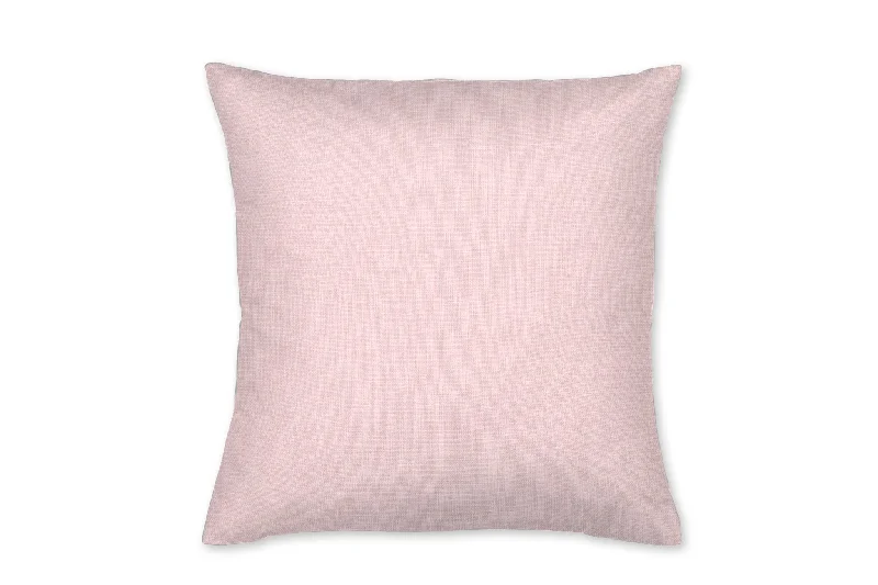 Bloomfield Blush Linen Throw Pillow