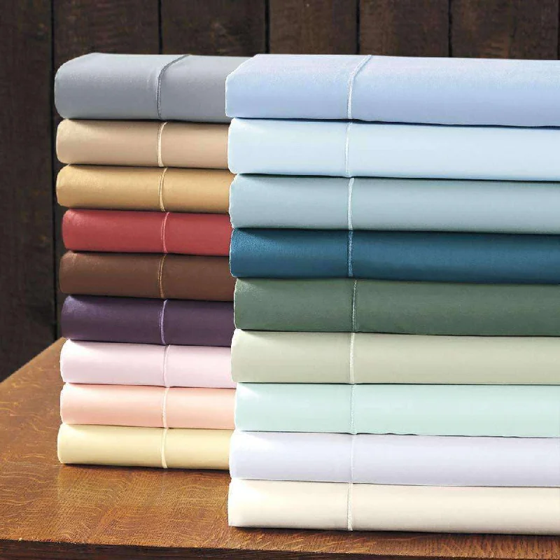 Camellia 400 Thread Count Cotton Sateen Flat Sheet