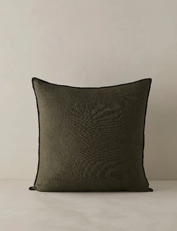 Carys Contrast Linen Pillow