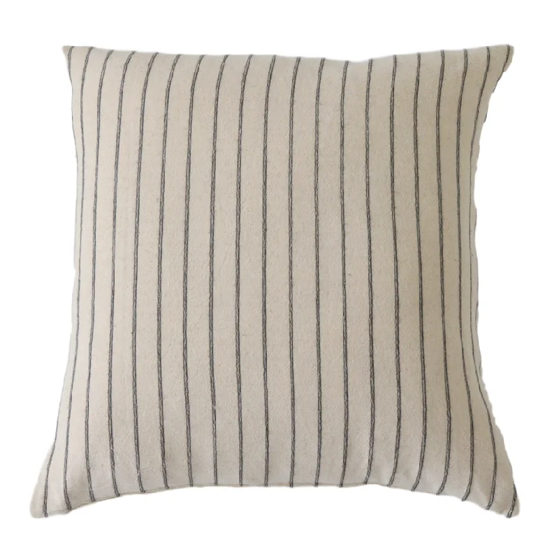 Charles Black Stripe Pillow Cover