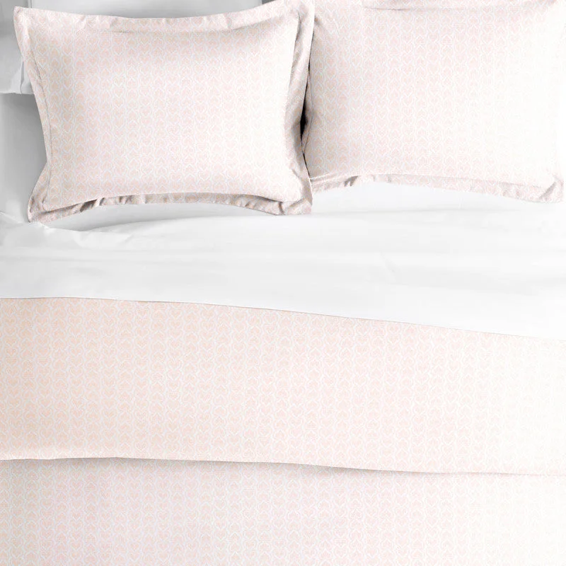 Classic in Pink Pattern Duvet Cover Set Ultra Soft Microfiber Bedding, King/Cal-King