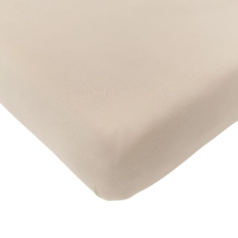 Crib Sheet in Almond