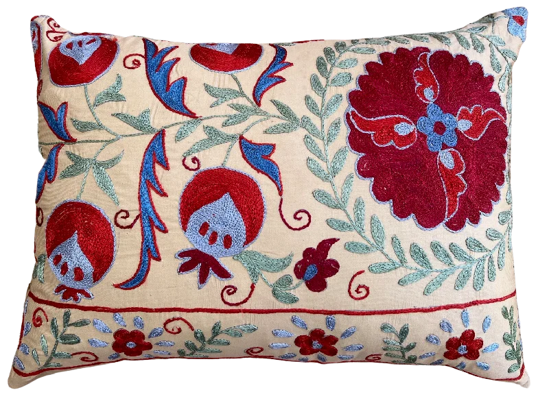 Embroidered Floral Multi Pillow Cover