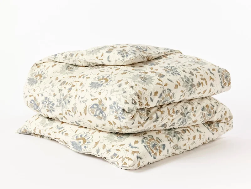 Coyuchi + Rejuvenation Flora Organic Print Duvet Cover