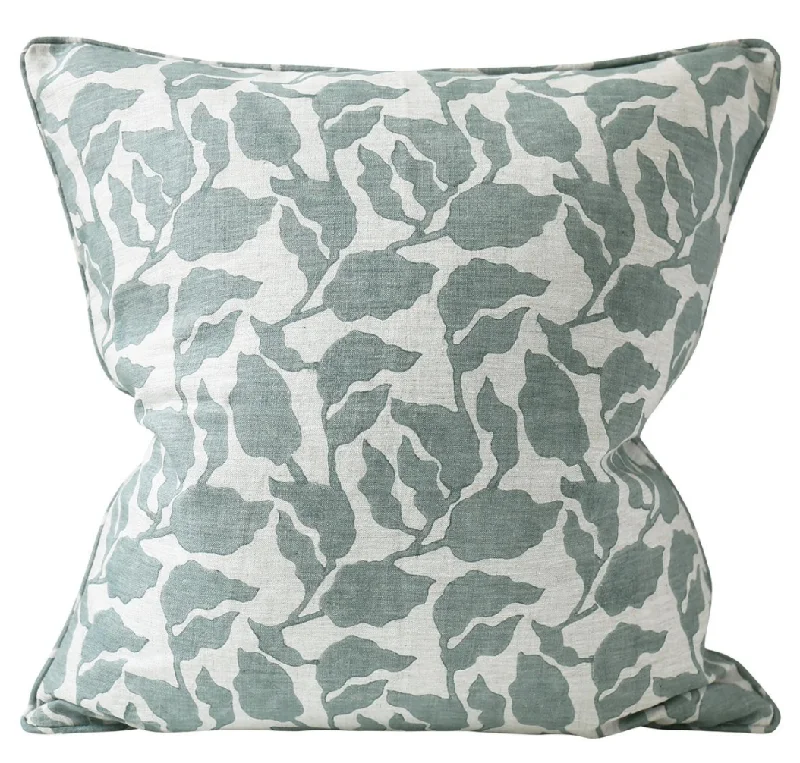 Flores Celadon Pillow Cover