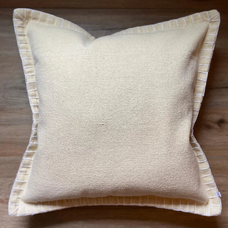 Harlow Throw Pillow, Cream