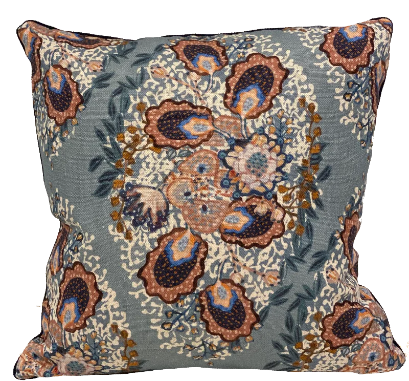 Heather Colonial Blue Pillow Cover