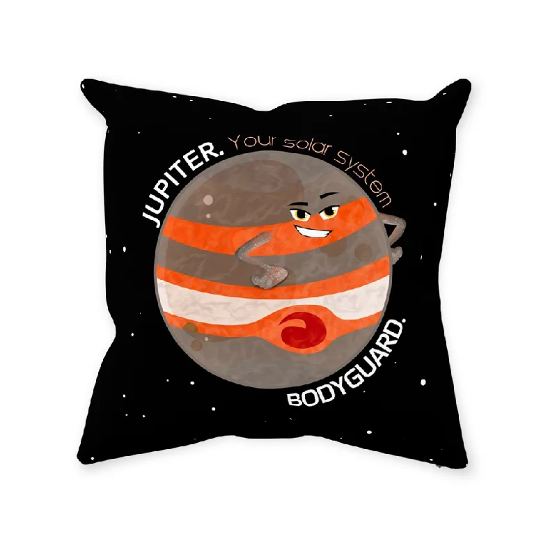 Jupiter the Bodyguard Throw Pillow