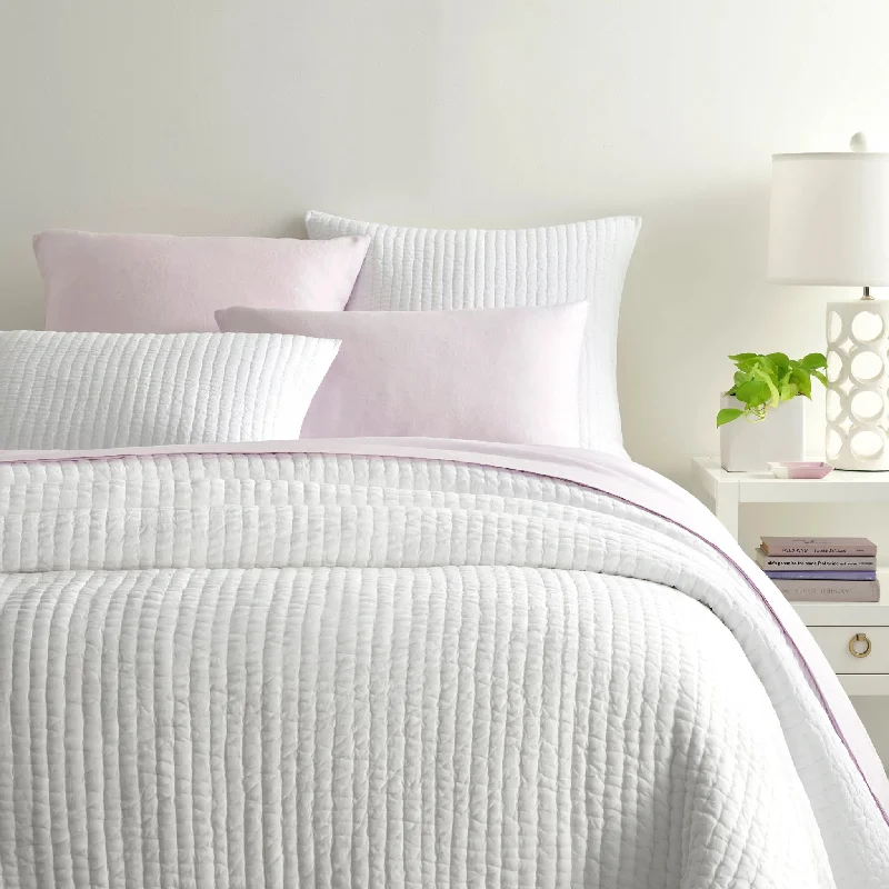 Lana Voile White Quilt