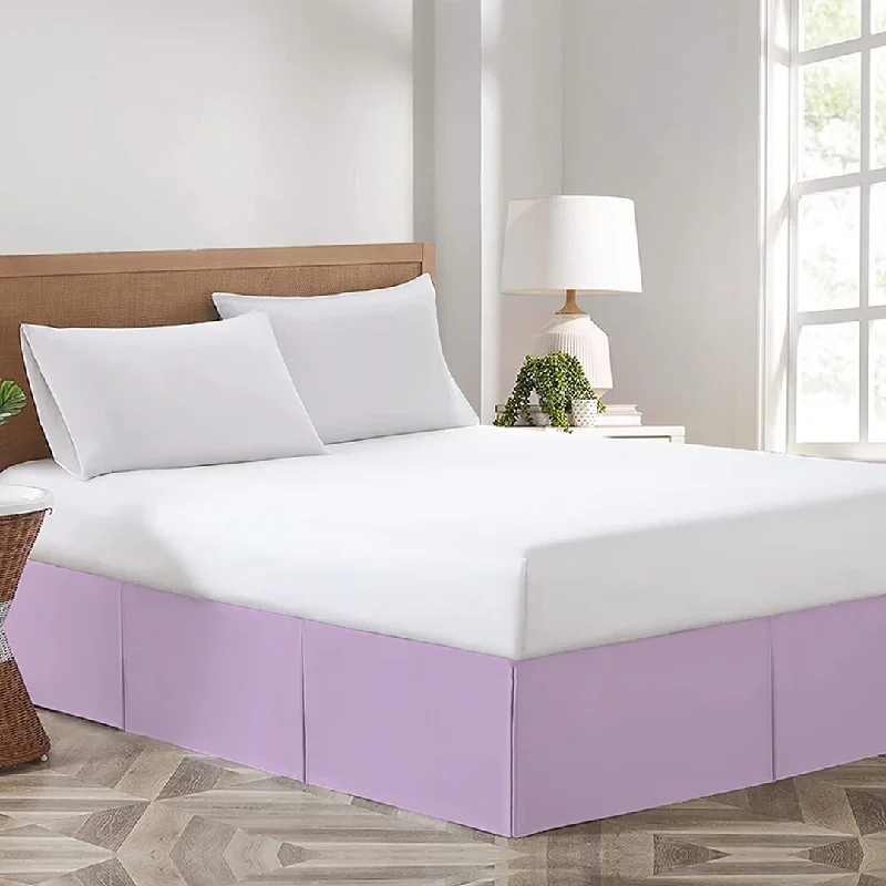 Lilac Bed Skirt Solid Comfy Sateen