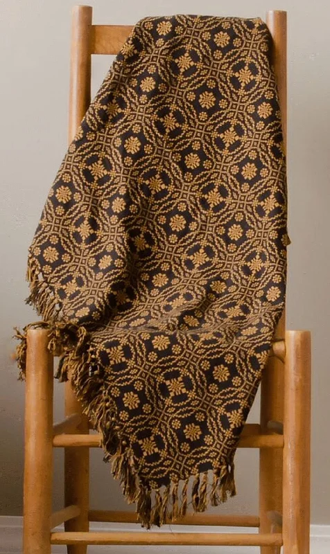 Lover's Knot Jacquard Afghan Throw