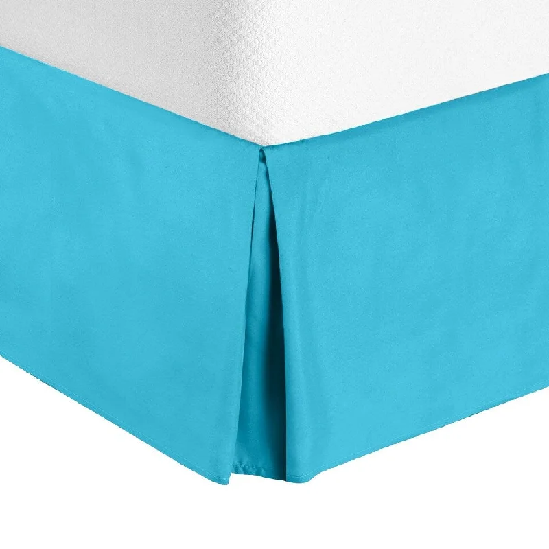 Luxury Microfiber Pleated Bed Skirt 14 Inch Drop King Size