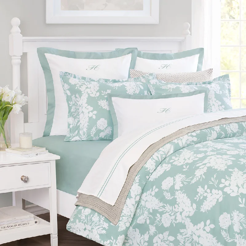 Madison Seafoam Green Duvet Cover