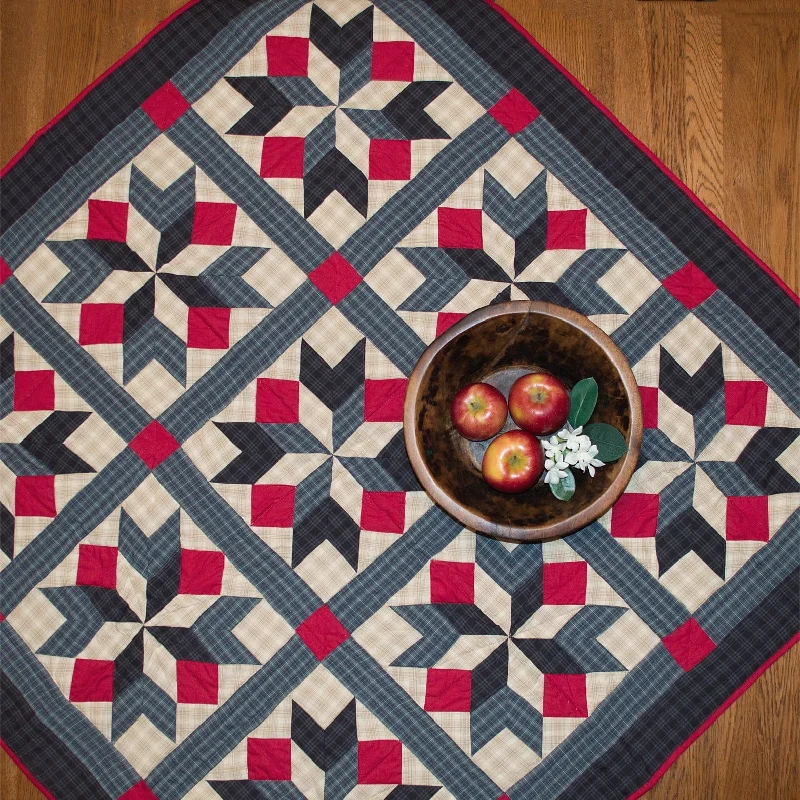 Patriot Star Mini Quilt - Table Topper / Wall Hanging