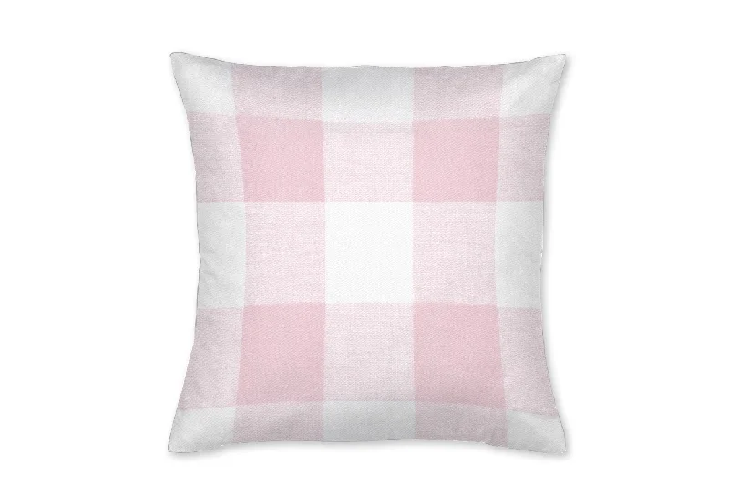 Pink Buffalo Plaid Throw Pillow