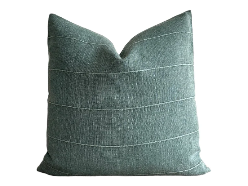 READY TO SHIP Faso in Seafoam Pillow Cover