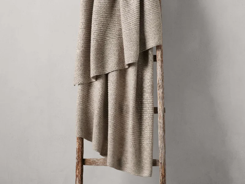 Rib Knit Throw