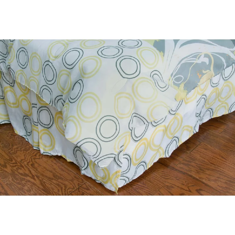 Rizzy Home Flowers Microfiber Bedskirt