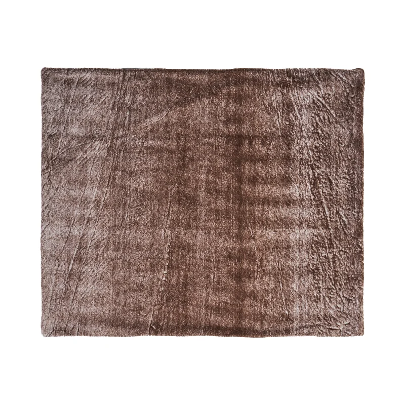 Tammy Faux Fur Throw Blanket, Light Brown