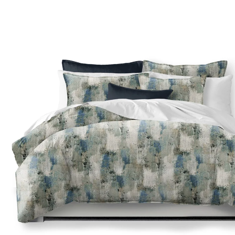 Thiago Linen Dark Denim Blue Bedding