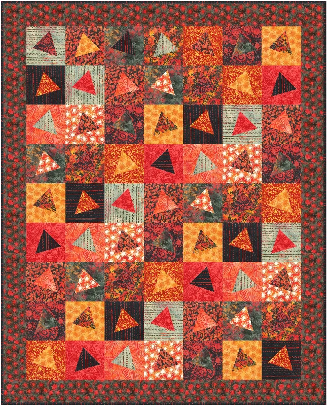 Those Wonky Triangles Quilt Pattern