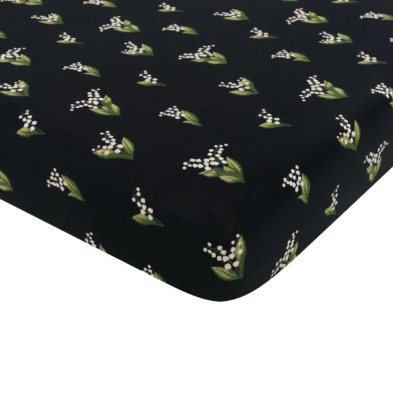 Twin Sheet in Midnight Lily