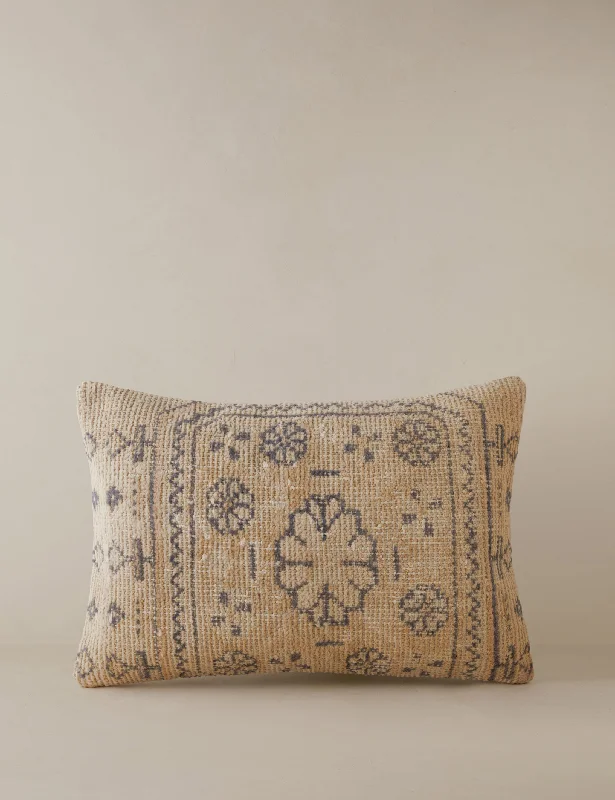 Vintage Lumbar Pillow No. 15, 16" x 24"