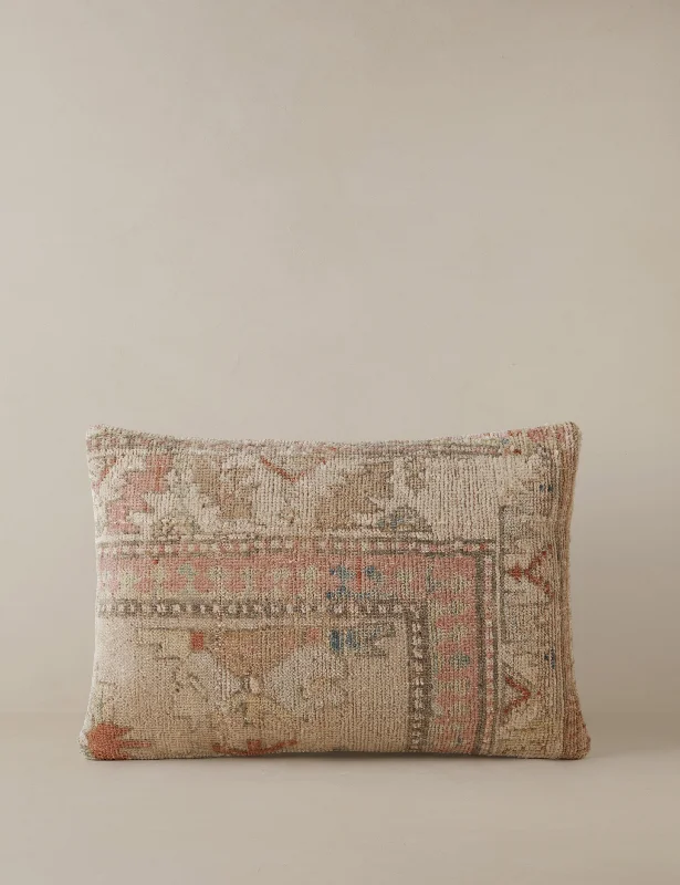 Vintage Lumbar Pillow No. 26, 16" x 24"