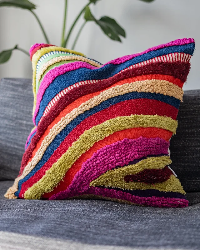 Zola Organic Cotton Abstract Throw Pillow $102 Today Only